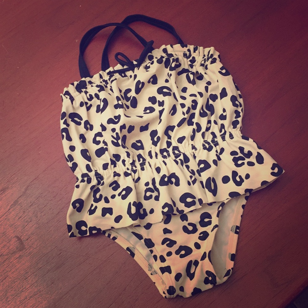 Baby girl one piece bathing suit